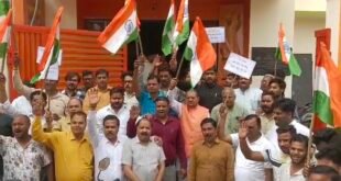 कासगंज-: ऑपरेशन सिंदूर की सफलता पर कासगंज के बीजेपी कार्यालय में जश्न का माहौल।