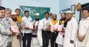 लखीमपुर खीरी-: बज़्म फ़रोगे अदब का 10वाँ तरही मुशायरा सम्पन्न हुआ।