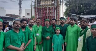 बदायूं/सहसवान-: नगर एवं देहात क्षेत्रों में बड़े ही गमगीन माहौल में मनाया गया मोहर्रम का त्योहार, नम आंखों के बीच ताज़िए कर्बला में किए गए सुपुर्द ए खाक।