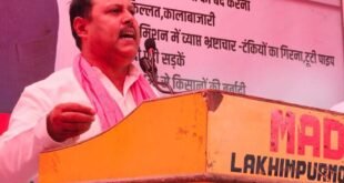 लखीमपुर खीरी-: बिजली, पानी, शिक्षा और कृषि के लिए जूझ रही है जनता- सांसद आनंद भदौरिया।