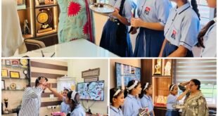बदायूं/उझानी-: एपीएस इंटरनेशनल स्कूल, उझानी में श्रद्धा एवं भक्ति के साथ मनाई गई गुरू पूर्णिमा।