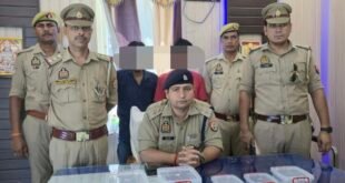 शाहजहांपुर-: चोरी के जेवर बरामद,दो आरोपी गिरफ्तार,एक साथी पहले जा चुका है जेल।