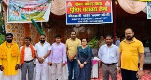 बीजेपी नेता शादाब अली खान ने कांवड़ियों का किया स्वागत, बांटे फल और जूस।