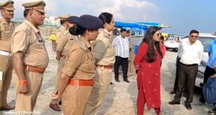 कासगंज-: डीएम और एसपी ने कावड़ यात्रा की तैयारियों का लिया जायजा।