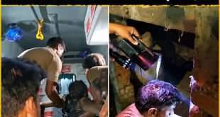 बलरामपुर: 20 फुट गहरी सुरंग में फंसे युवक के लिए देवदूत बनी पुलिस, जान जोखिम में डालकर बचाई जिंदगी।