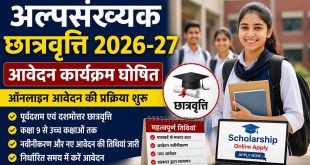 बदायूं: अल्पसंख्यक छात्रवृत्ति 2026-27 के लिए आवेदन कार्यक्रम घोषित, ऑनलाइन प्रक्रिया शुरू।