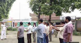 बिसौली: नगर पालिका में जल संरक्षण का संकल्प, ‘कैच द रेन’ अभियान के तहत दिलाई गई शपथ।