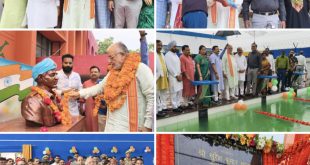 शाहजहाँपुर: खेल प्रेमियों को मिली बड़ी सौगात, वित्त मंत्री सुरेश खन्ना ने अत्याधुनिक स्पोर्ट्स स्टेडियम का किया लोकार्पण।