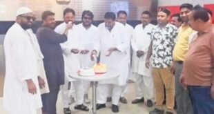 सहसवान: समाजवादी पार्टी के प्रदेश सचिव शाहिद खान का जन्मदिन हर्षोल्लास के साथ मनाया गया।