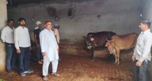 बिसौली: नगर पंचायत अध्यक्ष इसरार खां ने किया गौशाला का औचक निरीक्षण, दिए सख्त निर्देश।