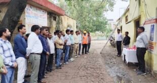 बिसौली विद्युत वितरण खंड कार्यालय में धूमधाम से मनाया गया 80वां स्वतंत्रता दिवस।