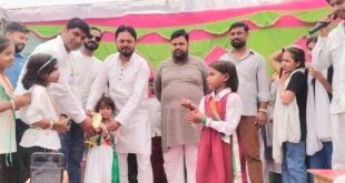 सहसवान के इकबाल अहमद शौक मेमोरियल जूनियर हाई स्कूल में धूमधाम से मनाया गया स्वतंत्रता दिवस।