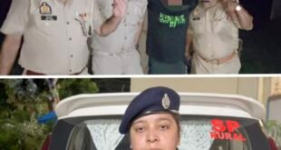 शाहजहांपुर: पुलिस मुठभेड़ में ₹10 हजार का इनामी लुटेरा गिरफ्तार, जवाबी कार्रवाई में पैर में लगी गोली।