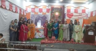 बिसौली में धूमधाम से मनाया गया सावन महोत्सव, सजी अमरनाथ गुफा की मनमोहक झांकी।