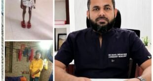 शाहजहांपुर: मसीहा बने डॉ. इमरान खान: गरीब बच्ची के दो महीने की दवाइयों का उठाया खर्च, पेश की इंसानियत की अनूठी मिसाल।