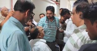 बिसौली के विधायक आशुतोष मौर्या सड़क हादसे में घायल, गनर और ड्राइवर को भी चोटें; निजी अस्पताल में भर्ती।