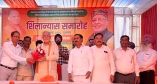 शाहजहांपुर: सात संपर्क मार्गों के नवनिर्माण का वित्त मंत्री ने किया शिलान्यास।