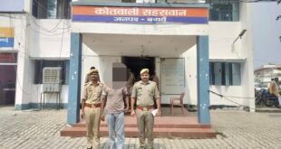 सहसवान: फरार आरोपी को पुलिस ने किया गिरफ्तार, कई गंभीर धाराओं में था वांछित।