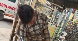उघैती में तेज रफ्तार ट्रक की चपेट में आने से युवक की दर्दनाक मौत, परिवार में छाया मातम।