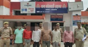कासगंज पुलिस का बड़ा अभियान: रातभर चली दबिश में 23 वारंटी गिरफ्तार, न्यायालय में हुए पेश।