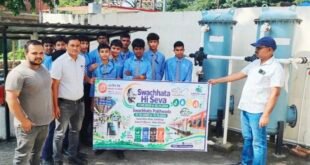 बरेली: स्वच्छता अभियान में बच्चों ने दिखाई रचनात्मकता, रेलवे की सफाई व्यवस्था से भी हुए रूबरू।