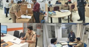 शाहजहांपुर में पुलिस ने बैंकों और वित्तीय संस्थानों में चलाया चेकिंग अभियान, परखी सुरक्षा व्यवस्था।