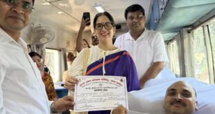 बरेली: ‘सेवा संकल्प अभियान’ के तहत बहेड़ी तहसील में लगा रक्तदान शिविर, युवाओं और जनप्रतिनिधियों ने दिखाया उत्साह।