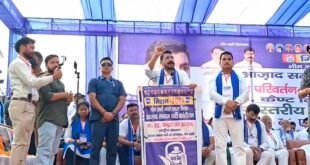 बरेली में गरजे चंद्रशेखर: अन्याय के खिलाफ सड़क से संसद तक उठाते रहेंगे आवाज।