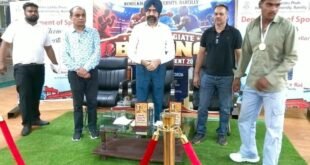 बॉक्सिंग चैंपियनशिप में राजकीय महाविद्यालय बदायूं के दो खिलाड़ियों ने जीते स्वर्ण पदक।