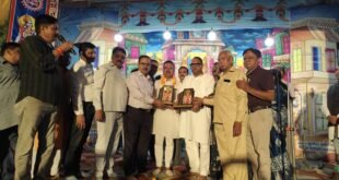 बिसौली में जनता रामलीला मेले का भव्य शुभारंभ, विधायक ने मुख्य द्वार बनवाने का दिया भरोसा।