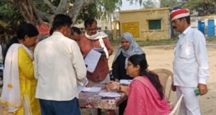 एसडीएम प्रियंका गोयल ने किया बूथों का औचक निरीक्षण, बीएलओ को दिए निर्देश।