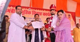 बदायूं में मुख्यमंत्री सामूहिक विवाह योजना के तहत 245 जोड़ों की शादी संपन्न।
