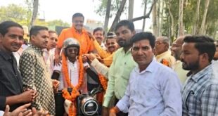 बदायूं पहुंची वडनगर-वाराणसी सेवा यात्रा, जगह-जगह हुआ भव्य स्वागत।