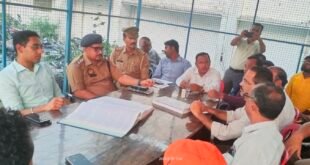 आगामी त्योहारों को लेकर पीस कमेटी की बैठक, शांति व्यवस्था पर जोर।