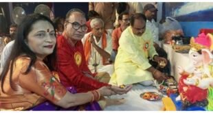 ओसीएफ परिसर में रामलीला और प्रदर्शनी का आगाज, वैदिक मंत्रोच्चार के बीच हुआ उद्घाटन।