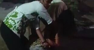 फर्रुखाबाद में भाभी पर लाठी-डंडों से हमला, मारपीट का वीडियो वायरल; मां के लिए बिलखता रहा बच्चा।