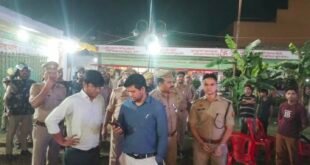 रामबारात और नवरात्रि को लेकर पुलिस-प्रशासन अलर्ट, नगर में पैदल मार्च कर परखी सुरक्षा व्यवस्था।