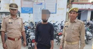 शहीद पार्क के पास अश्लील हरकतें करने के आरोप में युवक गिरफ्तार।