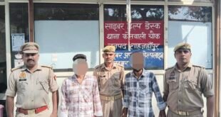 दो युवतियों को भगाने के मामले में दो आरोपी गिरफ्तार, कार बरामद।