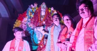 बिसौली में निकली अखंड प्रचंड ज्योति शोभायात्रा, भक्तिमय हुआ माहौल।