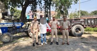 शाहजहांपुर में मुठभेड़ के बाद ट्रैक्टर-ट्रॉली चोरी के दो आरोपी गिरफ्तार।