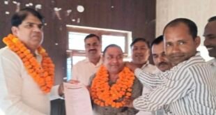 सहसवान में सोमवीर सिंह सोलंकी बने ग्राम रोजगार सेवक संघ के ब्लॉक अध्यक्ष।