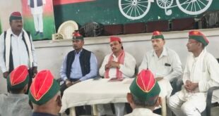 सपा सैनिक प्रकोष्ठ की मासिक बैठक में कमेटी का विस्तार, शर्मेंद्र सिंह बने जिला महासचिव।